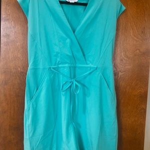 Robin’s Egg Blue Athleta Romper size small EUC